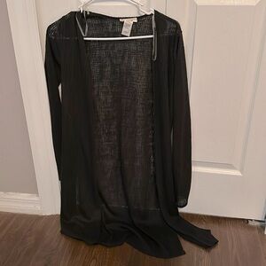 Black cardigan